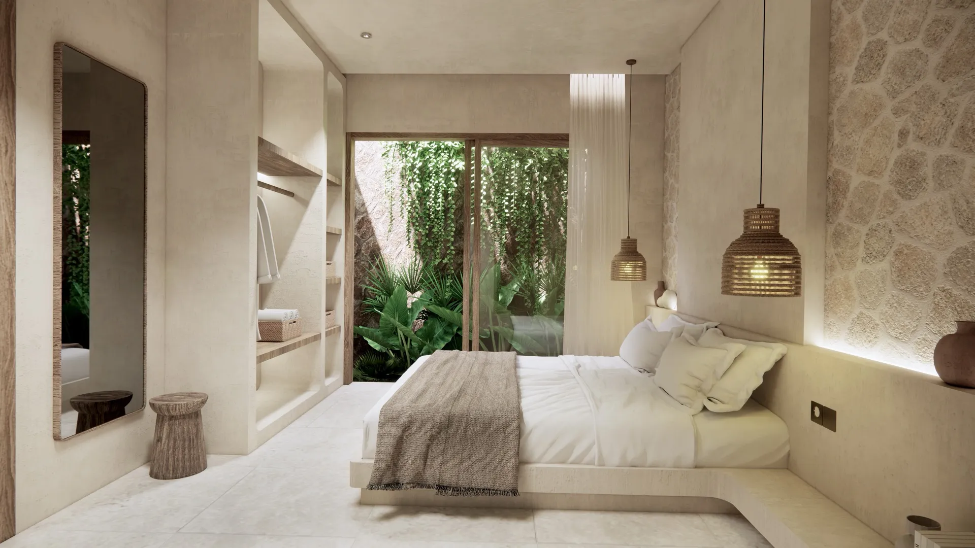 Double villa second bedroom